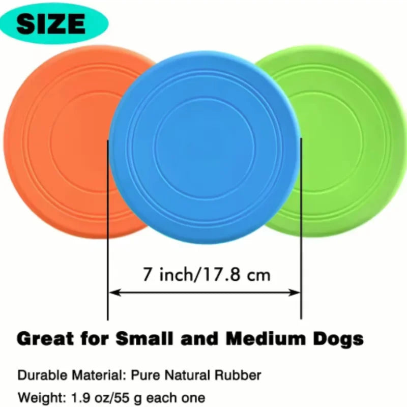 Interactive Silicone Flying Saucer Pet Toy