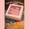 Set of 10 Cake Boxes with Clear Window for Bakery and Gifting