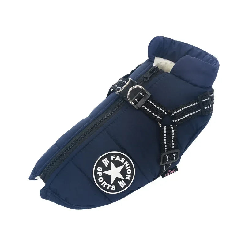 Impermeable para Perro con Arnés Integrado