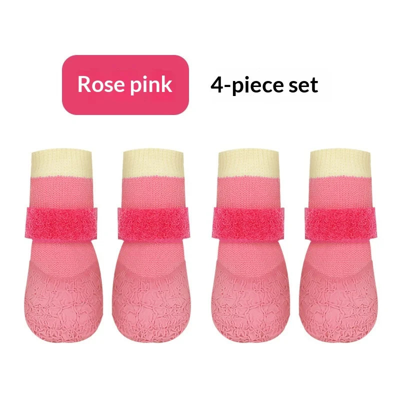 Waterproof Dog Boots with Anti-Slip Soles for Small Breeds