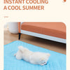Washable Dog Cooling Mat with Ice Silk Fabric