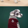 Classic V-Neck Knit Dog Sweater for Fall & Winter