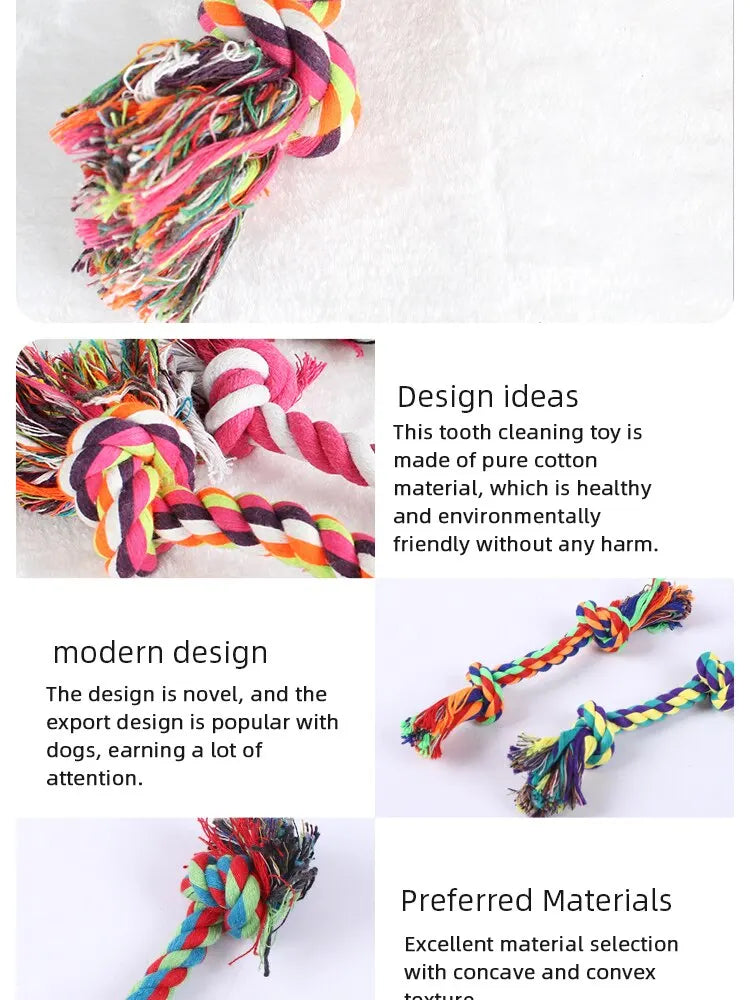 Cotton Rope Dog Toy for Small Dogs
