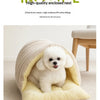 Cozy Thermal Plush Cat Bed with Removable Washable Cover