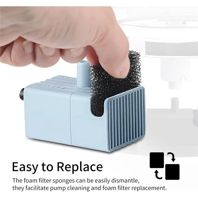 Replacement Foam Filters for Pet Water Fountains (30-Pack)