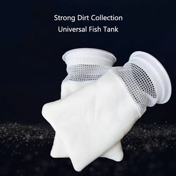 Sac de filtration réutilisable pour aquarium avec cadre de montage