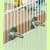 Bird Paper Parakeet Shredding Toy With Cork Parrot Perch