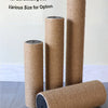 Replacement sisal poles for cat climbing trees in various sizes, shown standing upright and lying down.