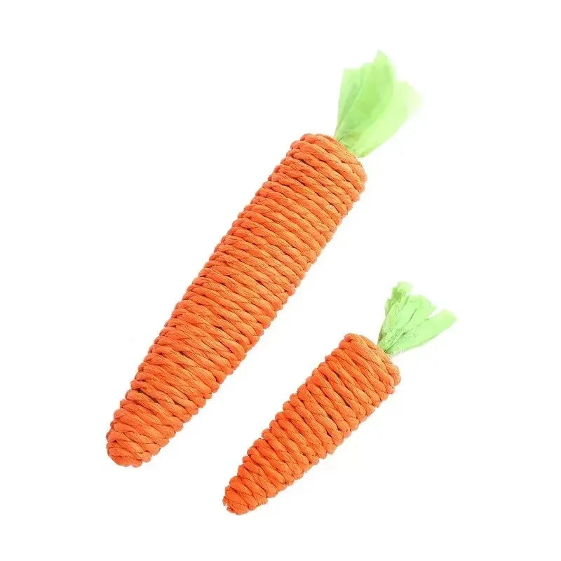 Juguete para Mamar de Gato con Forma de Zanahoria