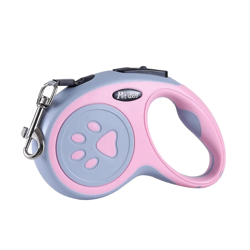 Nylon Retractable Dog Leash 3m-5m for Small Dogs