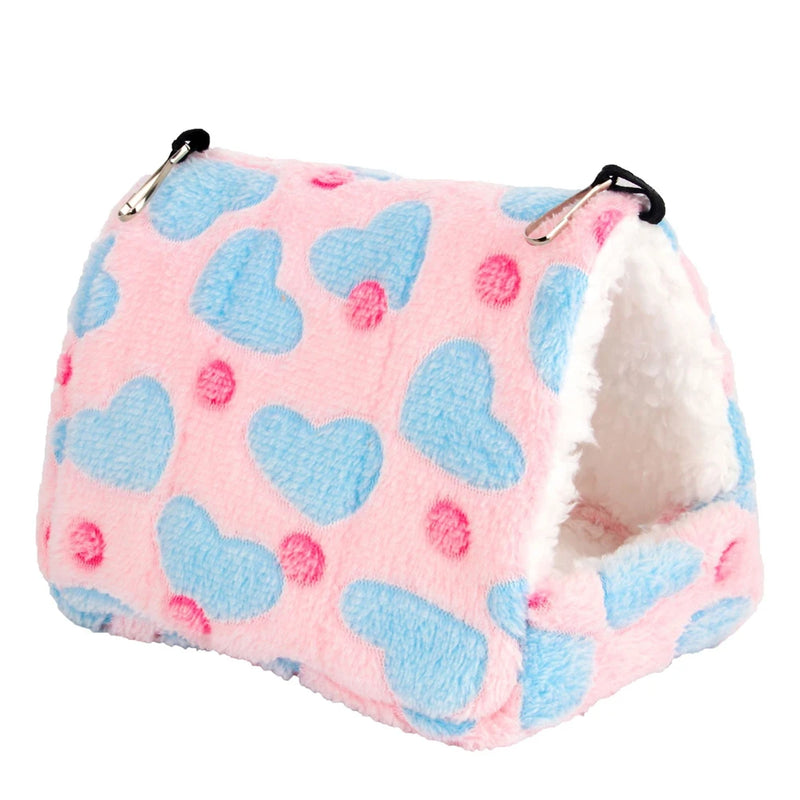 Hamac en Peluche en Forme de Cœur pour Animaux