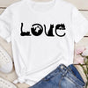 Women Kawaii Cats Print Summer Cartoon T Shirt