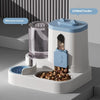 Gravity Pet Feeder and Water Fountain Set