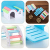 Rainbow Staircase Wooden Hamster House with DIY Assembly Kit