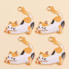 Colorful Cartoon Cat & Animal Enamel Charms for DIY Jewelry Making