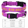Personalisierte bestickte Nylon-Hundehalsband