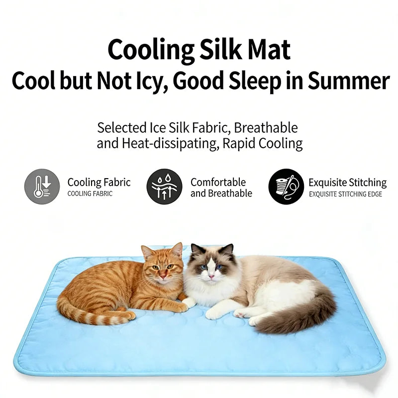 Ice Silk Kühlmatte für Haustiere