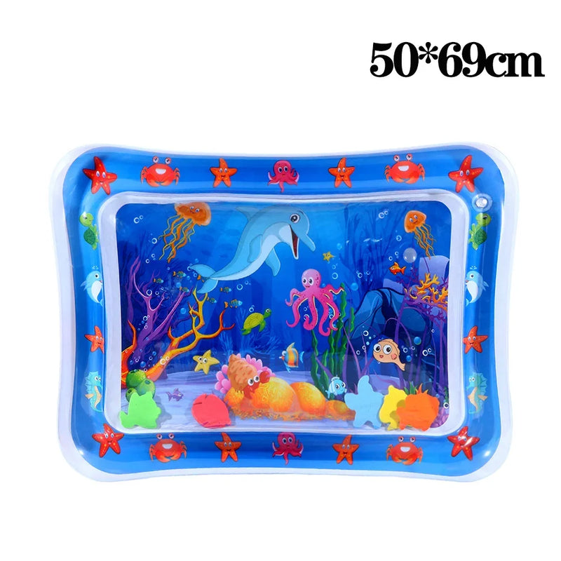 Water Sensory Play Mat for Cats and Dogs - Inflatable Ocean Toy