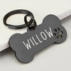 Personalized Stainless Steel Bone-Shaped Dog ID Tag