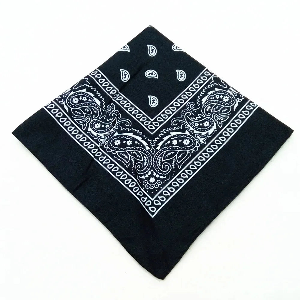 Paisley Bandana Headwrap – Unisex Cotton-Poly Scarf for Men and Women