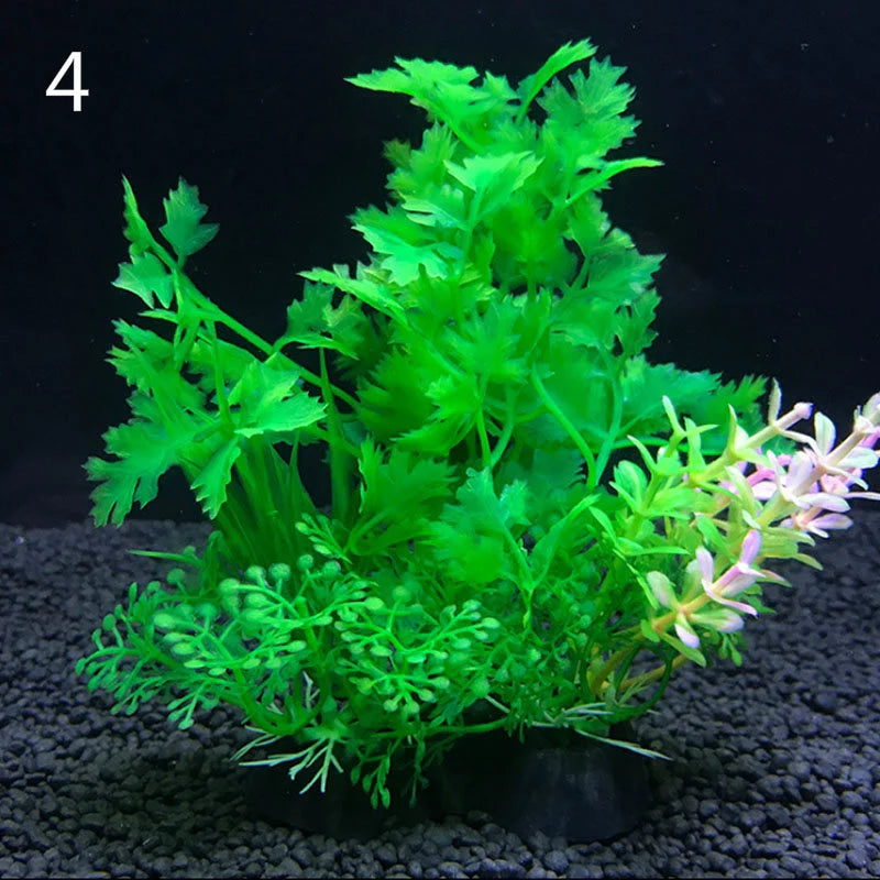 Plantes artificielles pour aquarium assorties