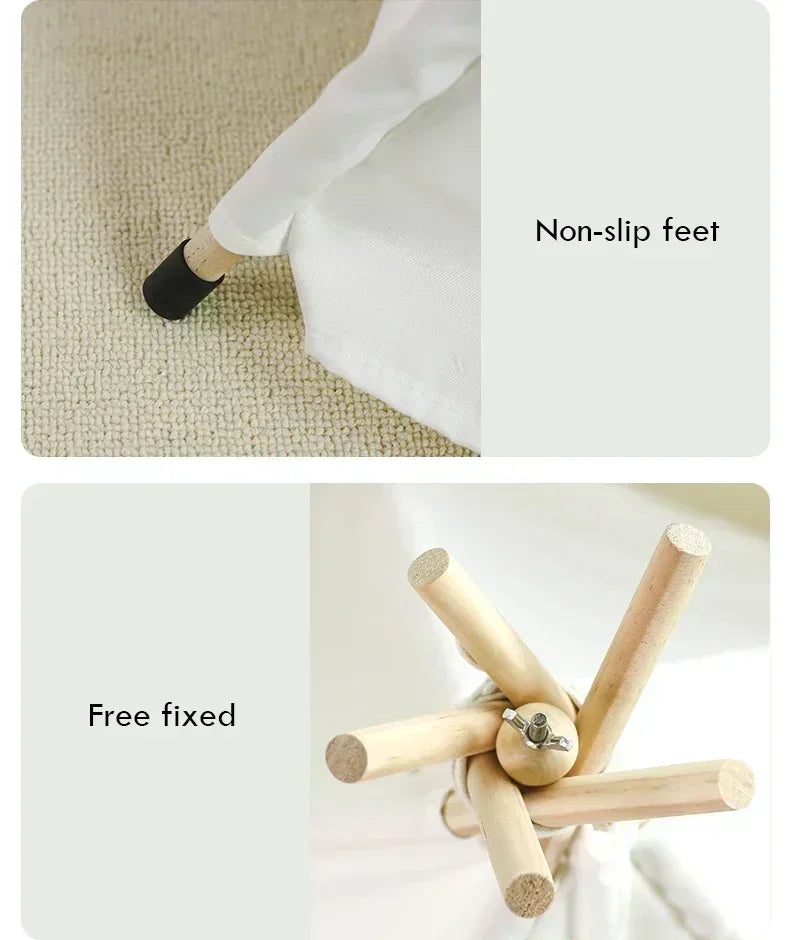 Pet Teepee Tent with Cushion and Personalization Board