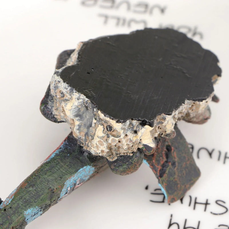 زينة طائرة من الراتنج لحوض السمك