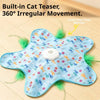 Interactive Hide-and-Seek Cat Toy with Feather Teaser