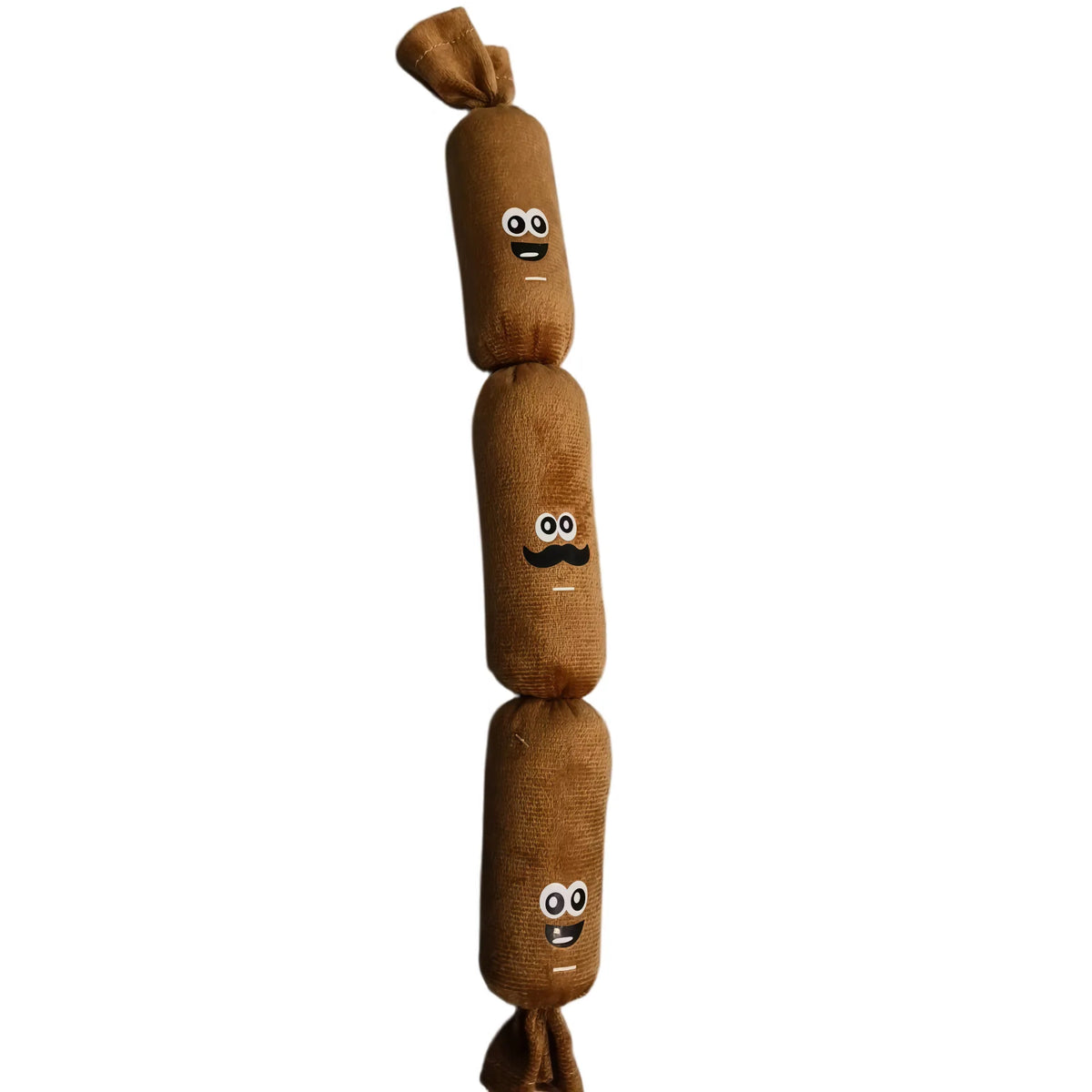 Squeaky Sausage Plush Chew Toy for Dogs
