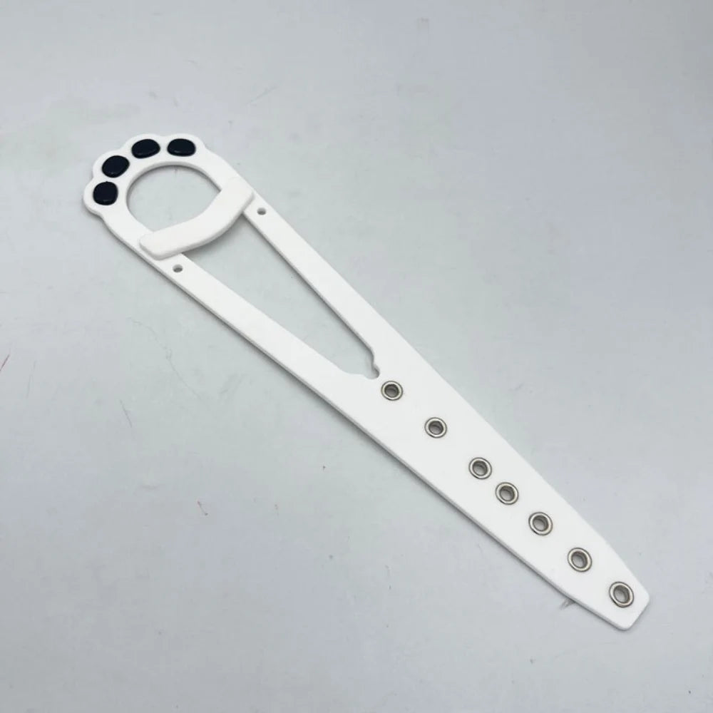 No-Drill Adjustable Cat Door Latch with Stabilizer