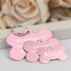 Personalized Bone-Shaped Pet ID Tag with Custom Engraving