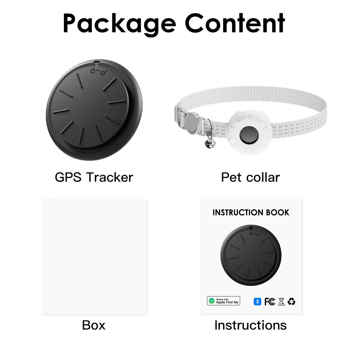 Waterproof GPS Cat Tracker Collar with Safety Buckle