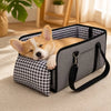 Foldable Dog Car Seat Booster with Anti-Slip Base