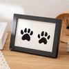 Wooden Baby Handprint & Pet Paw Print Keepsake Frame with Imprint Kit