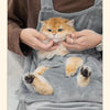 Plush Cat Carrier Apron with Cozy Sleeping Pocket for Small Pets