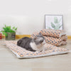 Cozy Flannel Pet Sleeping Mat for Dogs and Cats