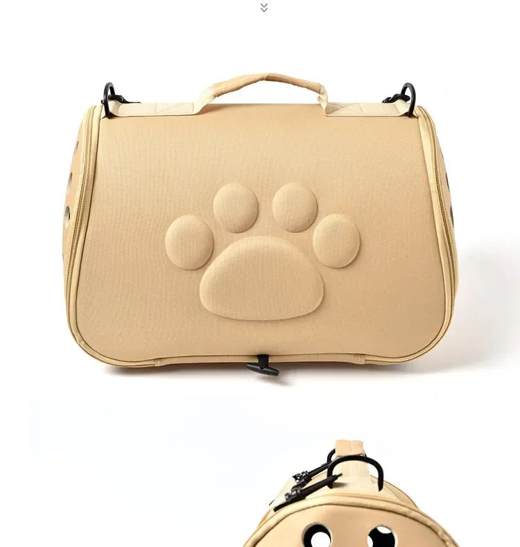 Breathable Pet Carrier Bag for Cats and Small Dogs