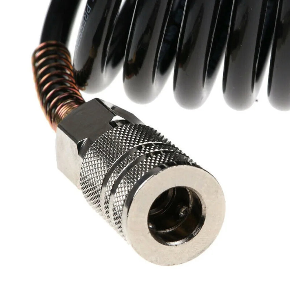 25 FT Heavy-Duty Air Compressor Hose with Quick-Coupler