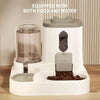 2in1 Cat Food and Water Dispenser Automatic Feeder