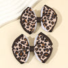 Leopard Bow Hair Clips for Girls - Set of 2