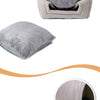 Cozy Cotton Cat & Small Dog Tent Bed with Cushion
