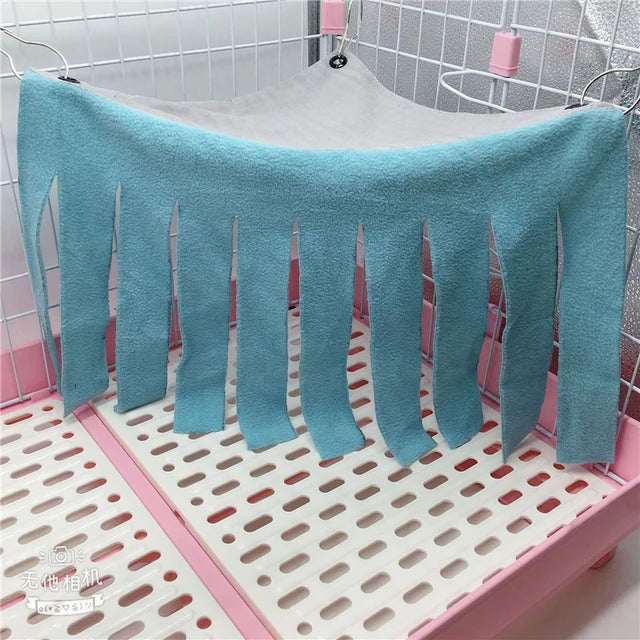 Hamac & Refuge Douillet en Peluche pour Petits Animaux