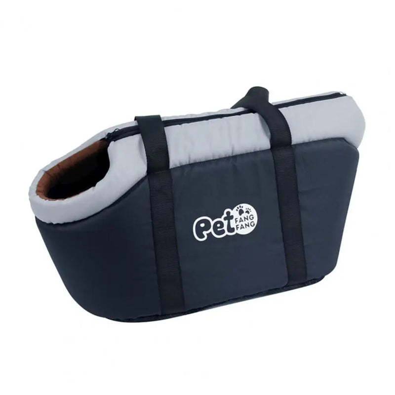 Transporteur pour animaux de compagnie à parois souples avec coussinet intérieur ajustable