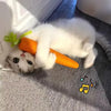 Juguete para Gatos Zanahoria Sonora con Tablero de Rascado de Sisal