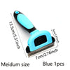 Detachable Pet Hair Grooming Comb with Replaceable Heads