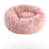 Panier Rond en Peluche pour Animaux avec Housse Amovible