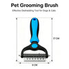 Double-Sided Undercoat Rake for Dogs and Cats