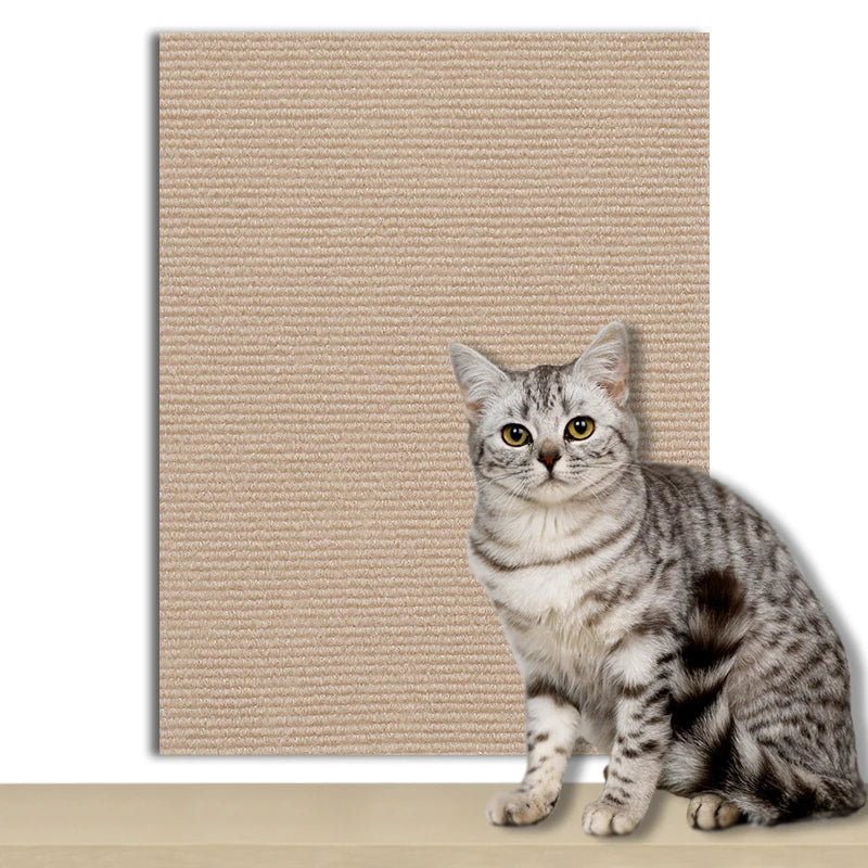 Tapis Anti-Dérapant pour Griffoir de Chat - Protection Meubles
