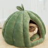 Lit pour chat en forme de citrouille d'Halloween