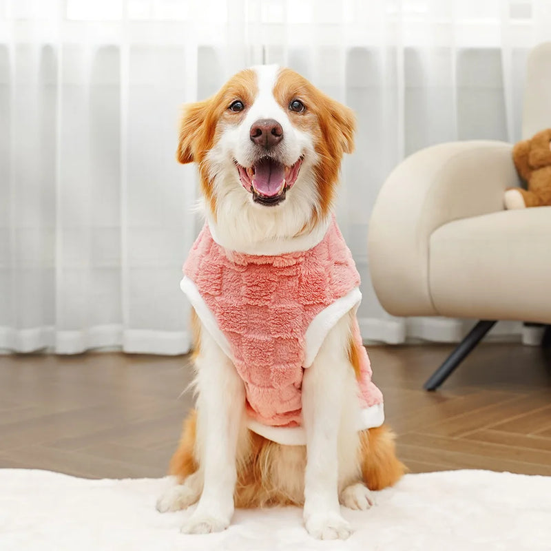 Suéter de Felpa de Algodón Cómodo para Perros de Raza Grande